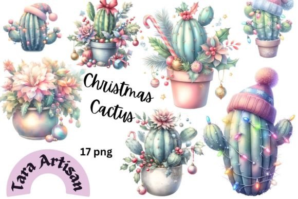 Christmas Cactus PNG: Seasonal Illustrations for Real Client Work