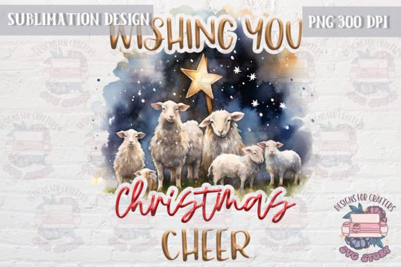 Christmas Cheer Sublimation Design PNG Review