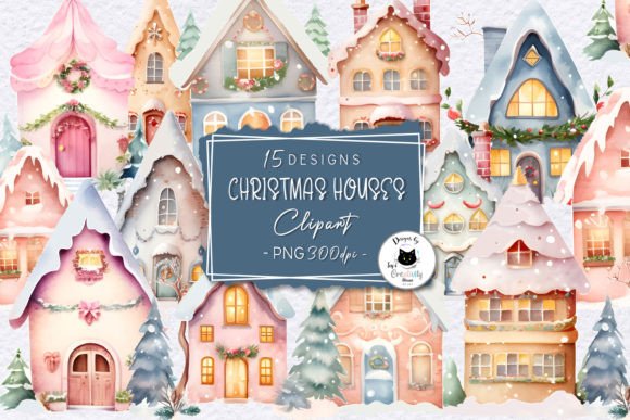Christmas Clipart Winter House PNG Review
