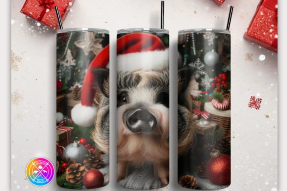 Christmas Kune Kune Pig, Christmas Pig Illustrations Review