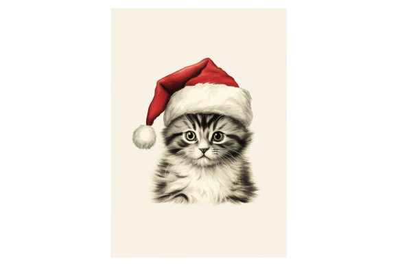 Cute Cat Christmas Card Embroidery Review