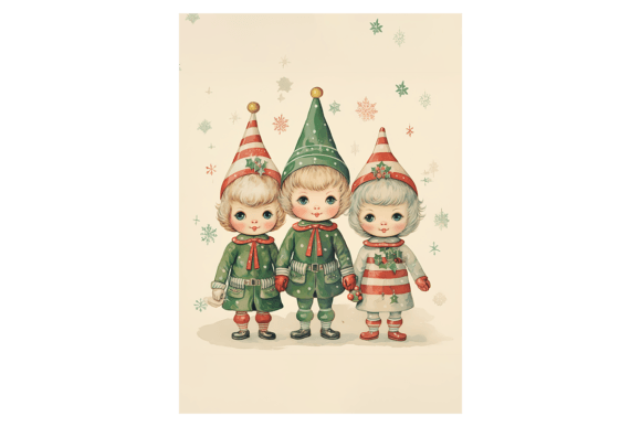 Elves Christmas Card Review: A Versatile Illustrations Asset