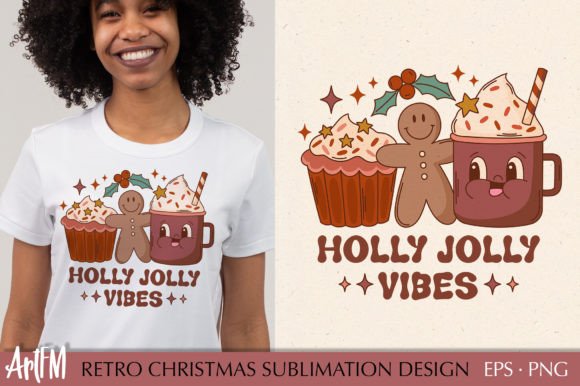 Holly Jolly Vibes PNG Review for Modern Illustrations
