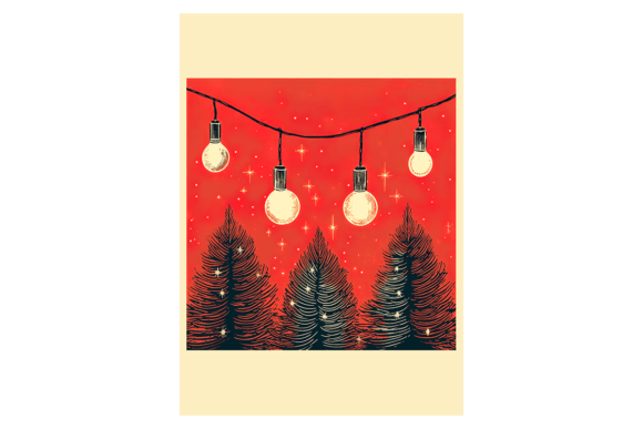 Light Christmas Card: Premium Illustrations for Modern Publishing
