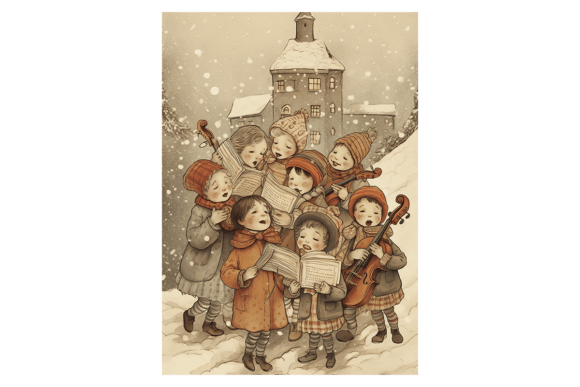 Music Christmas Card: A Designer's Review of Seasonal Illustrations