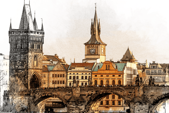 Prague Czech Republic Color Sketch: A Designer's Real-World Review