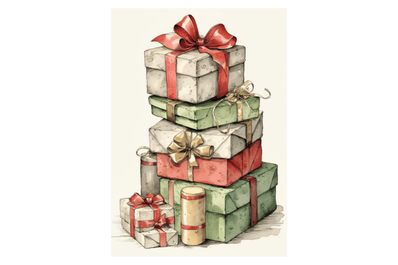 Presents Christmas Card: A Designer's Review of Festive Illustrations
