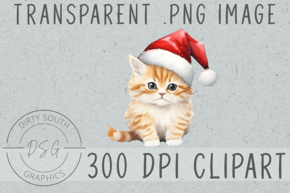 Watercolor Christmas Baby Kitten: A Review for Bloggers